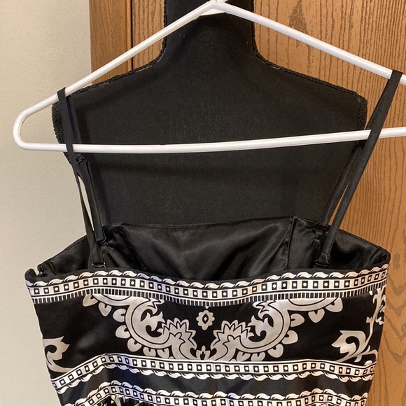 EUC White House Black Market 100% Silk Strapless Women’s Dress Size 0 - Picture 6 of 10